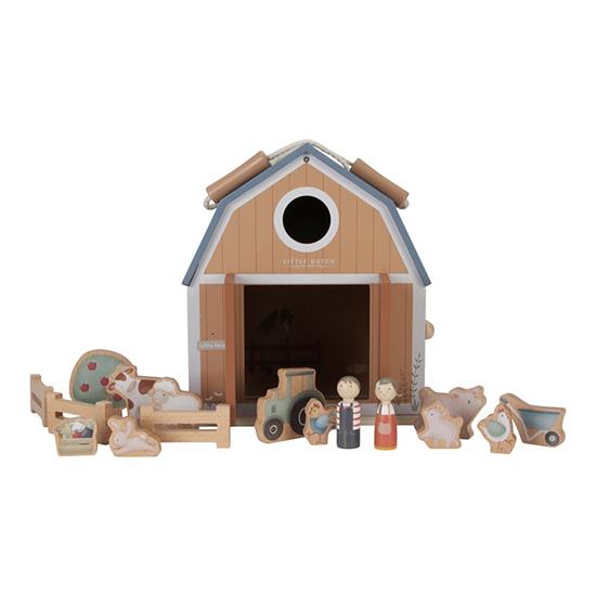 Little Dutch - Fattoria Portatile in legno
