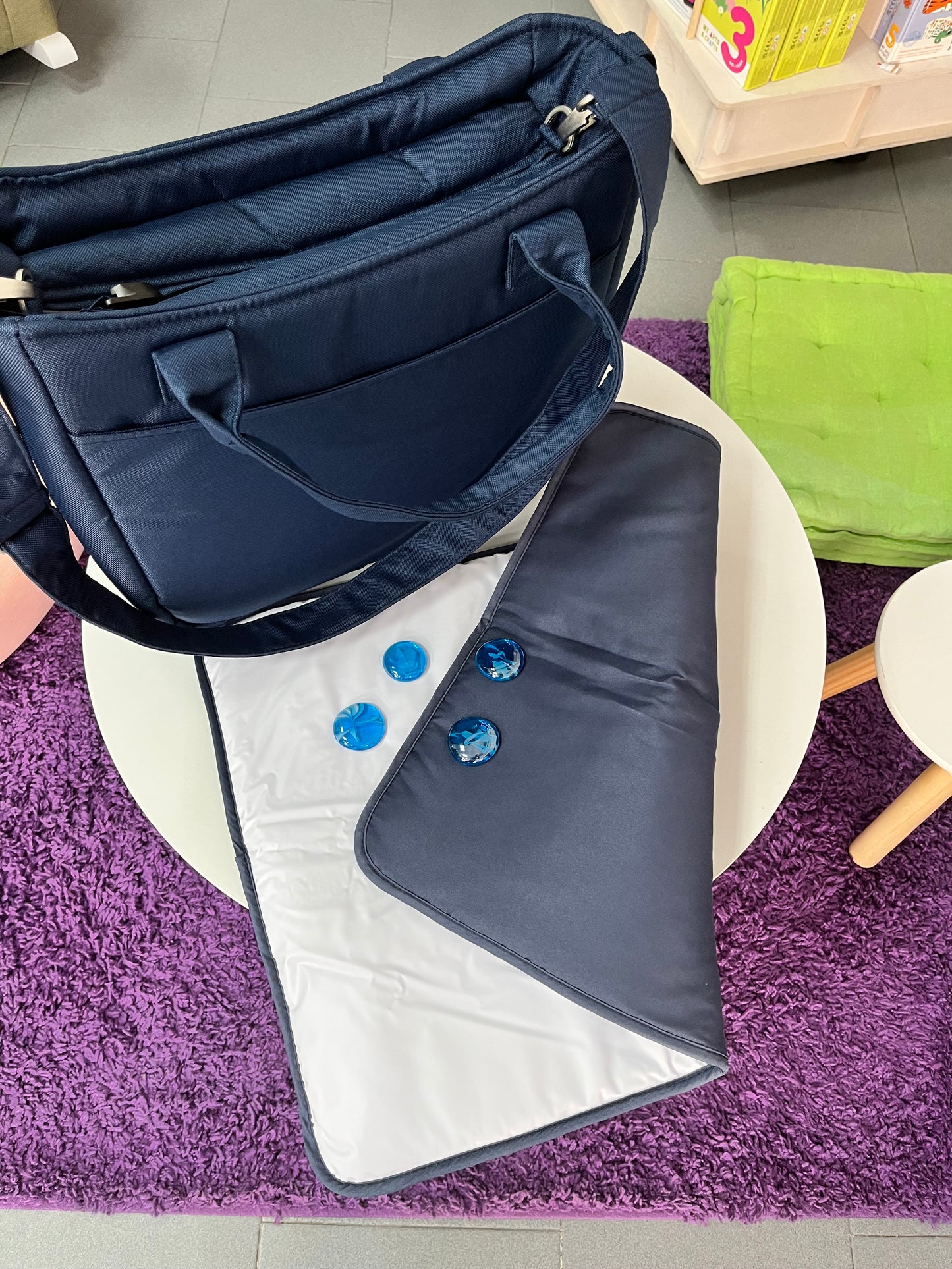 Leclerc- Borsa fasciatoio Influencer blu navy