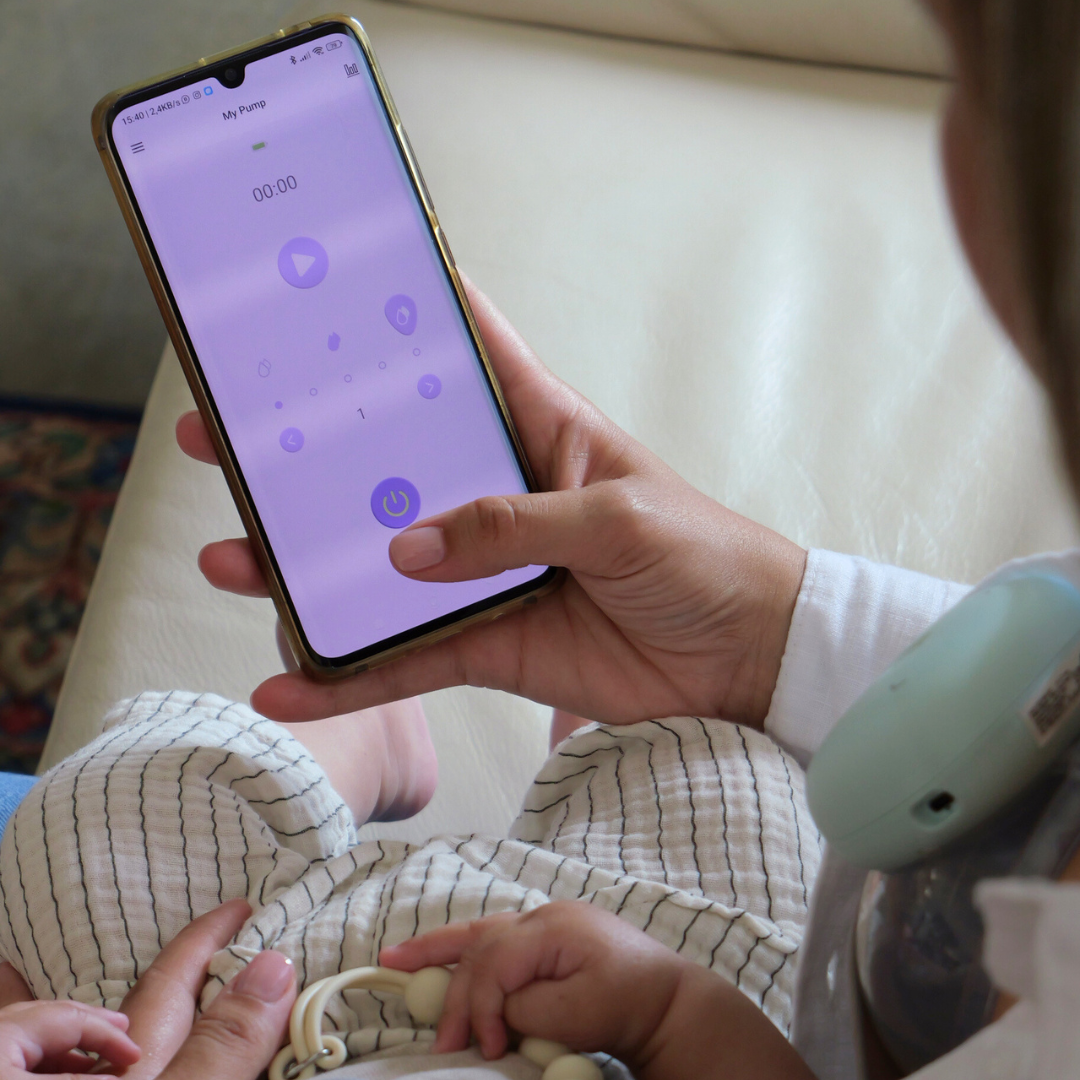 MIZU – TRAGBARE BRUSTPUMPE mit APP