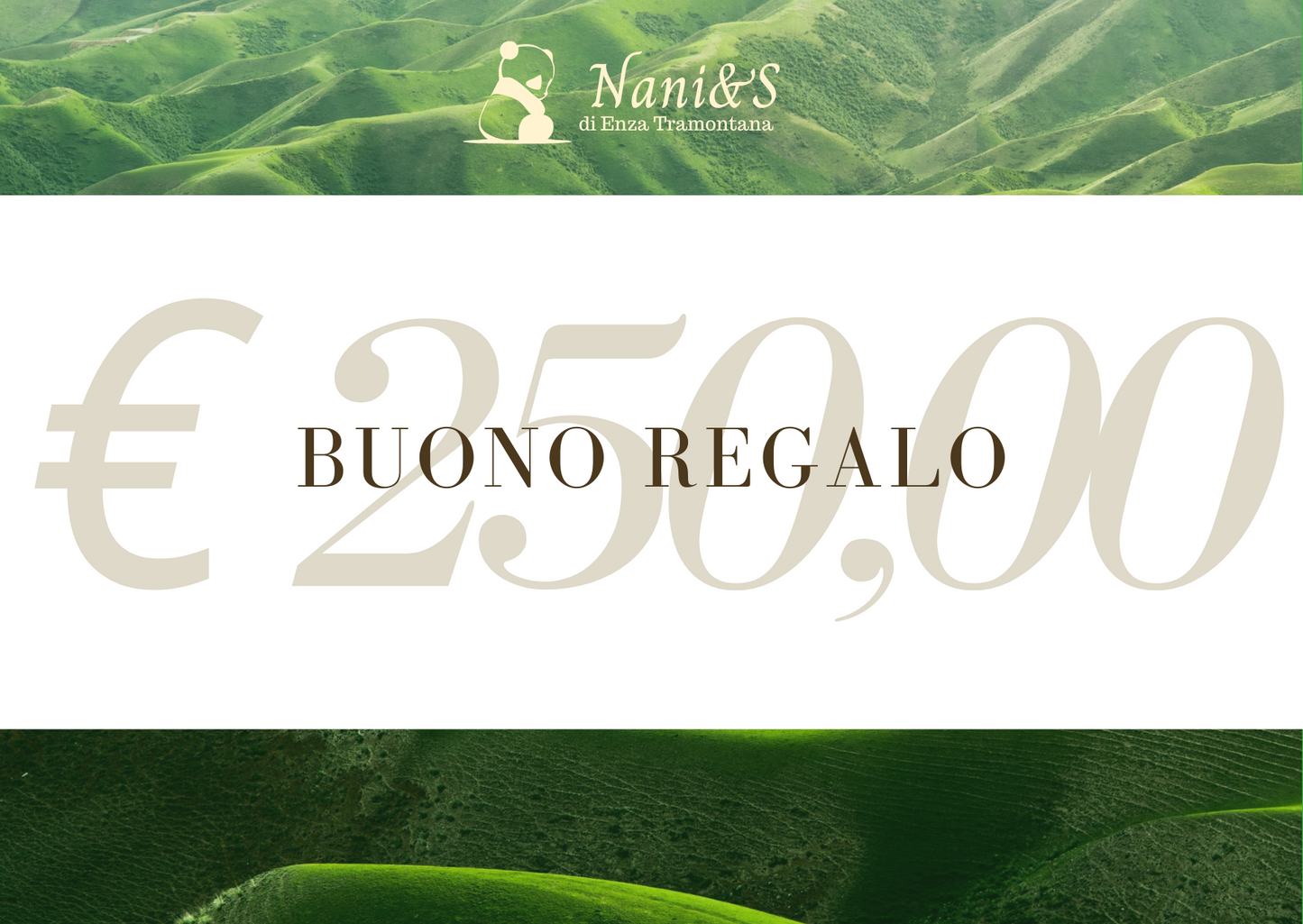 Buono regalo su Nani&S di Enza Tramontana