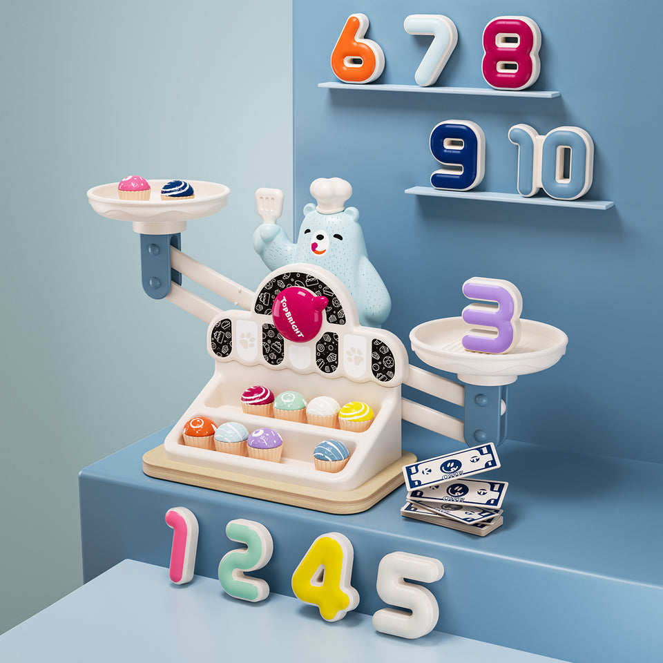 TopBright - Gioco educativo Bilancia Yummy Bear