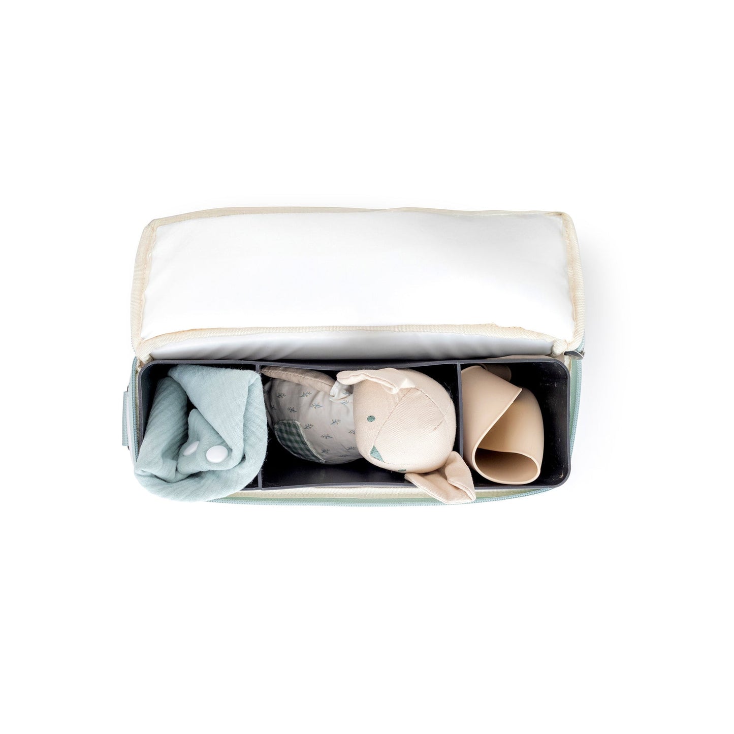 Saro baby - Sedia Rialzo portatile con scomparti