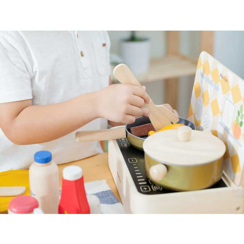 Plan Toys - Set di utensili da cucina