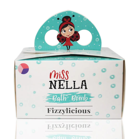 Miss Nella – Fizzylicous – Packung mit 3 rosa Bomben