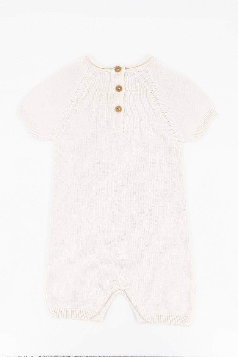 Bamboom+ - Pagliaccetto Righe Knitted - BIANCO 01