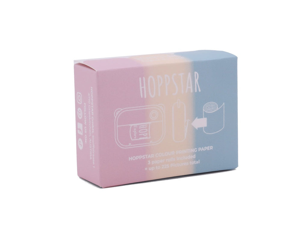 Hoppstar - Rotolini di carta per macchina fotografica Artist (1 pack, 3 rotolini)