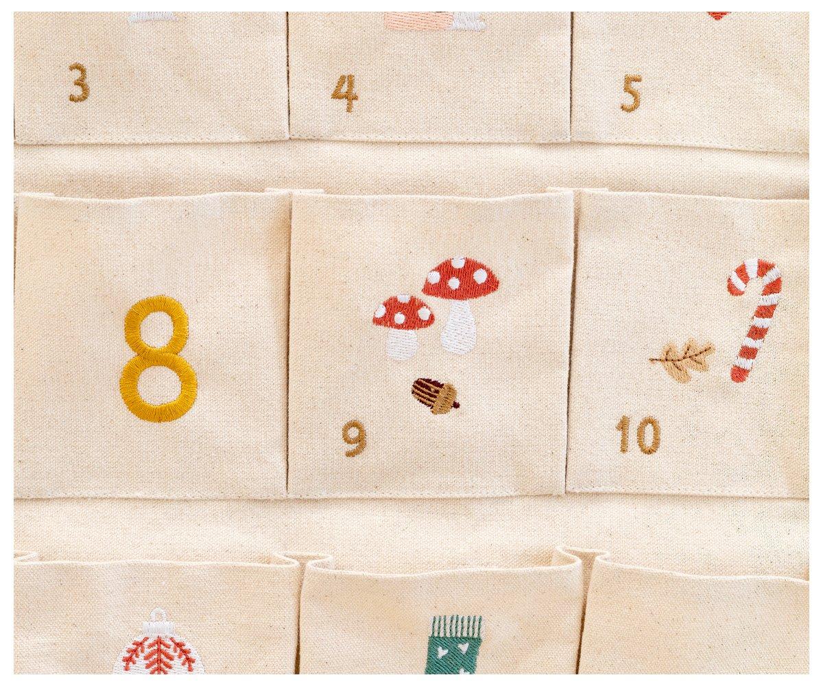 Tutete - Calendario dell'Avvento Monnëka Ricamato