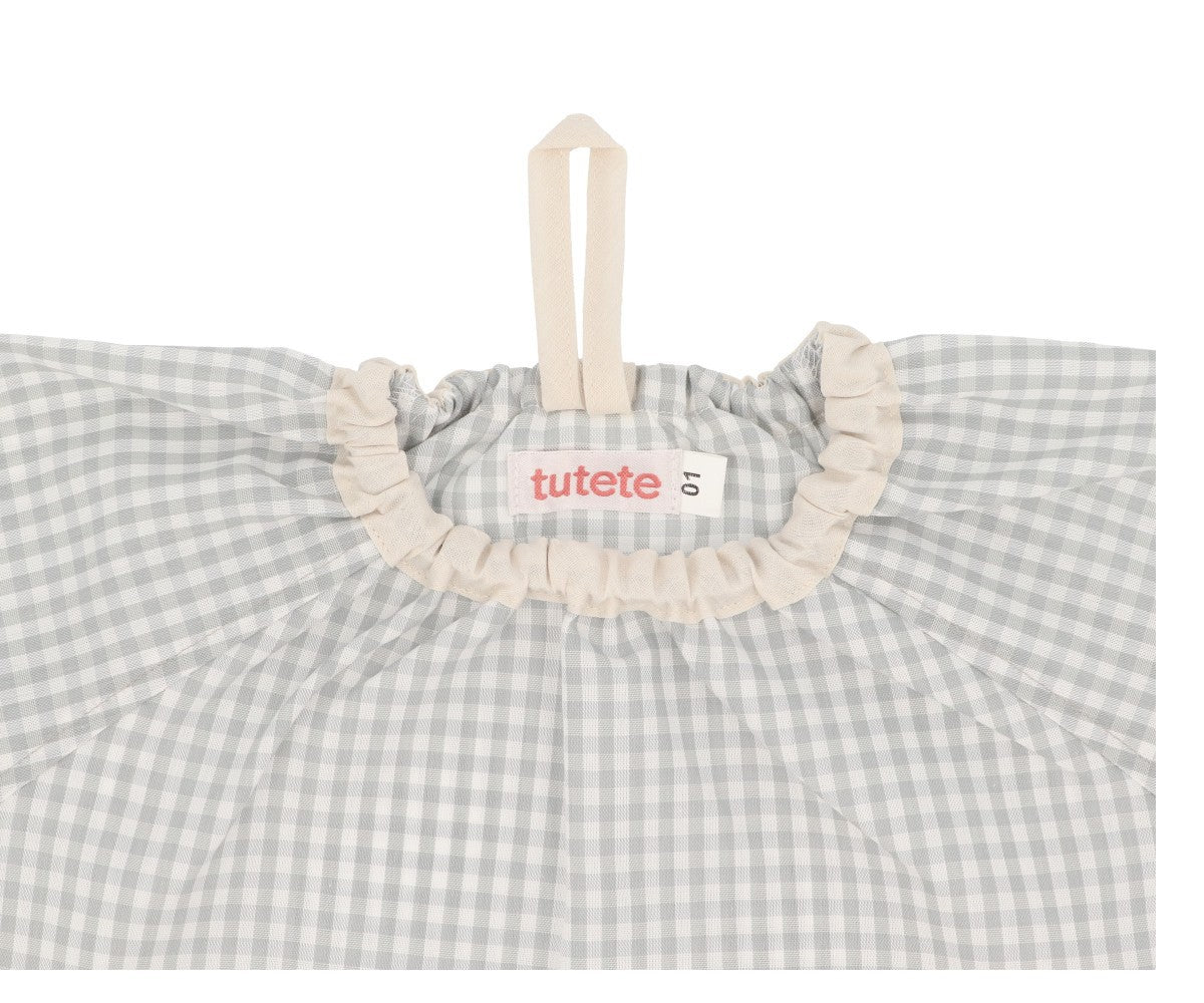 Tutete - Grembiulino Vichy Personalizzabile Tasca Centrale