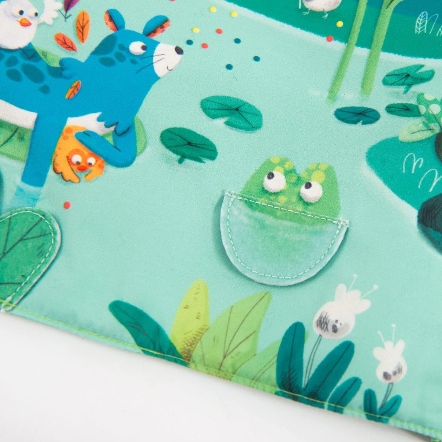Moulin Roty - Grande libro attività in tessuto - Dans la Jungle