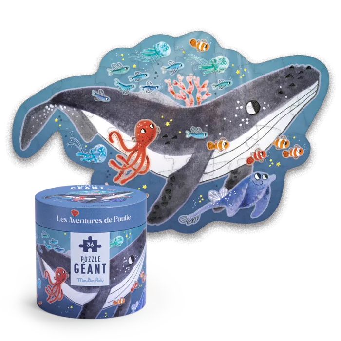 Moulin Roty - Puzzle Gigante - La Balena - 36pz
