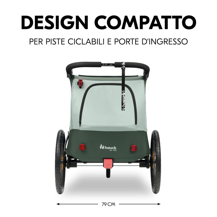 Hauck - Dryk Duo Plus rimorchio per bici