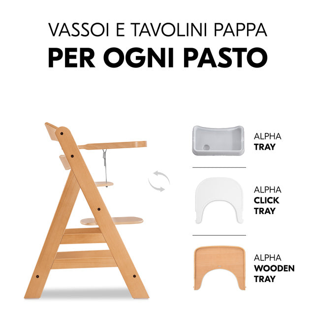 Hauck - Sedia evolutiva Alfa+ Bundle L