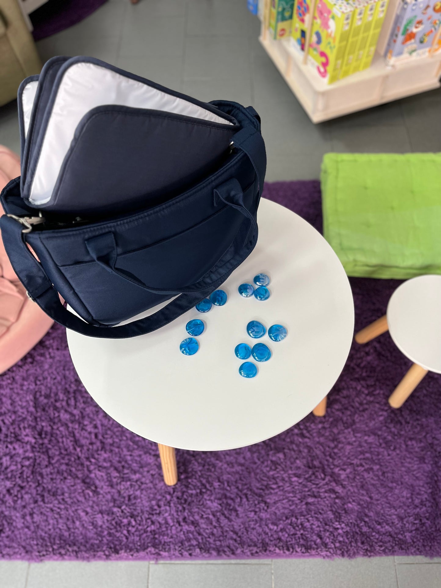Leclerc- Borsa fasciatoio Influencer blu navy