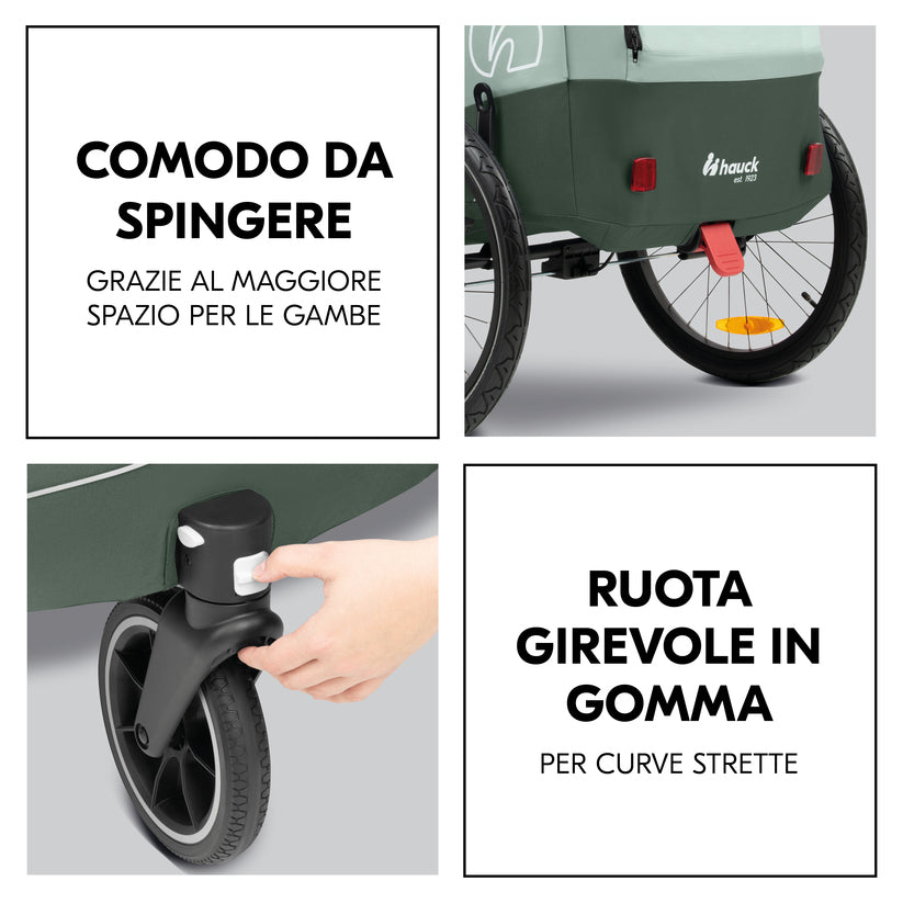 Hauck - Dryk Duo Plus rimorchio per bici