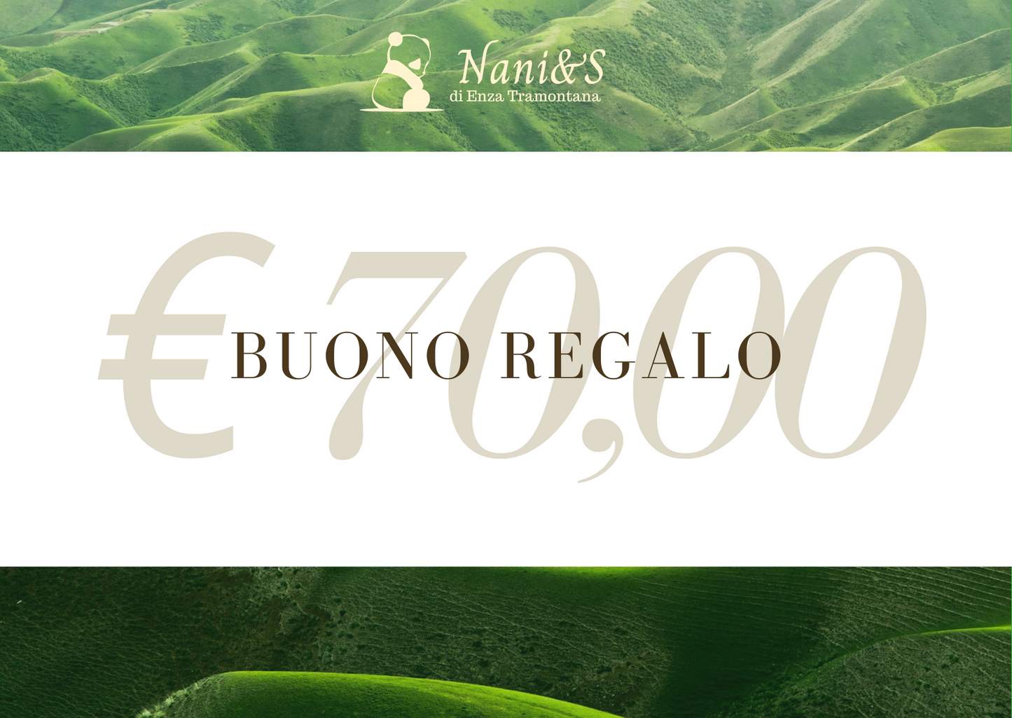 Buono regalo su Nani&S di Enza Tramontana