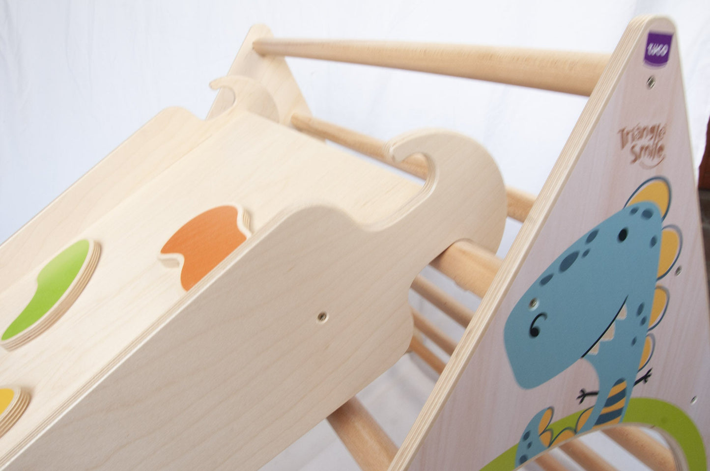 Scivolo e arrampicata per Triangolo di Pikler o Balance&Bridge