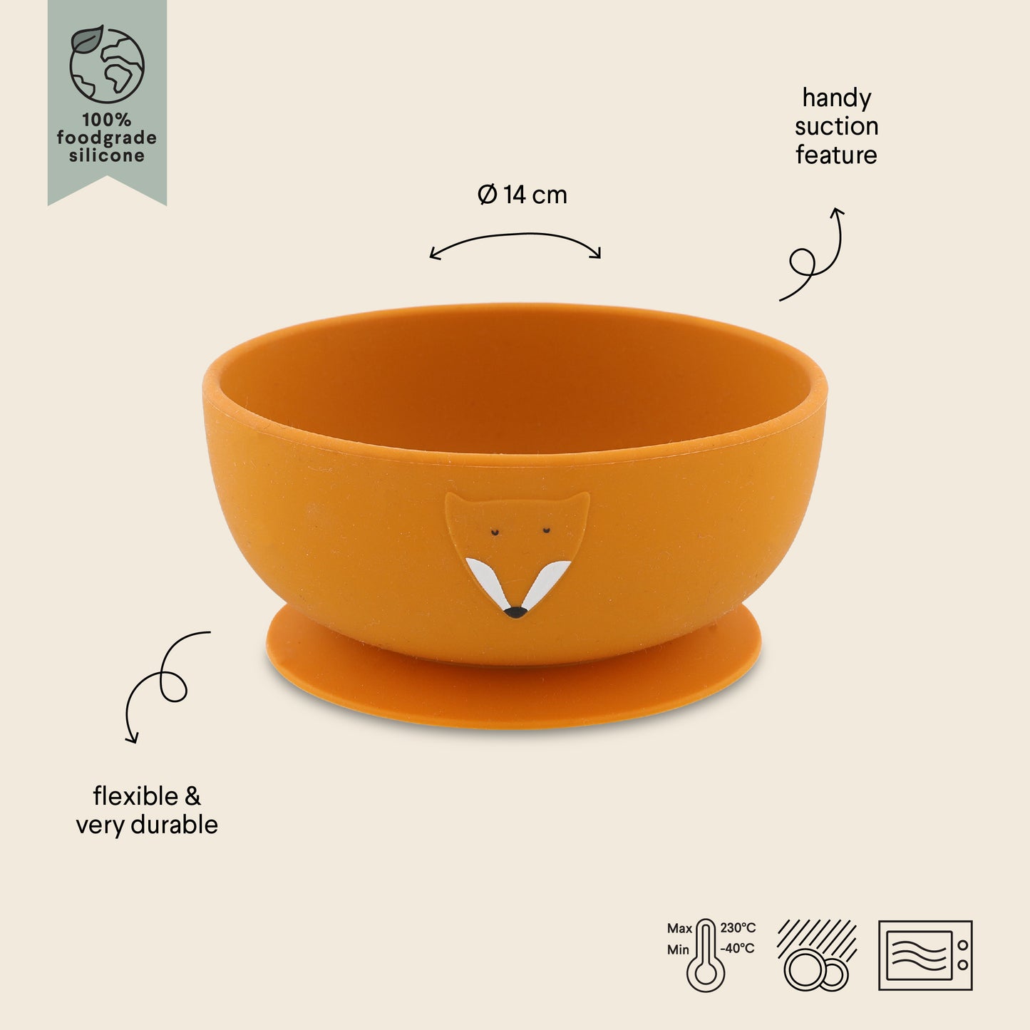 Trixie - Set pappa in silicone - Mr Fox