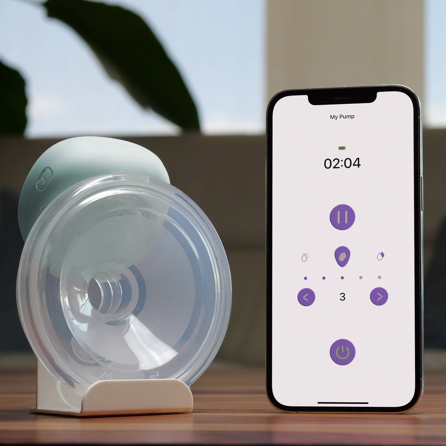 MIZU – TRAGBARE BRUSTPUMPE mit APP
