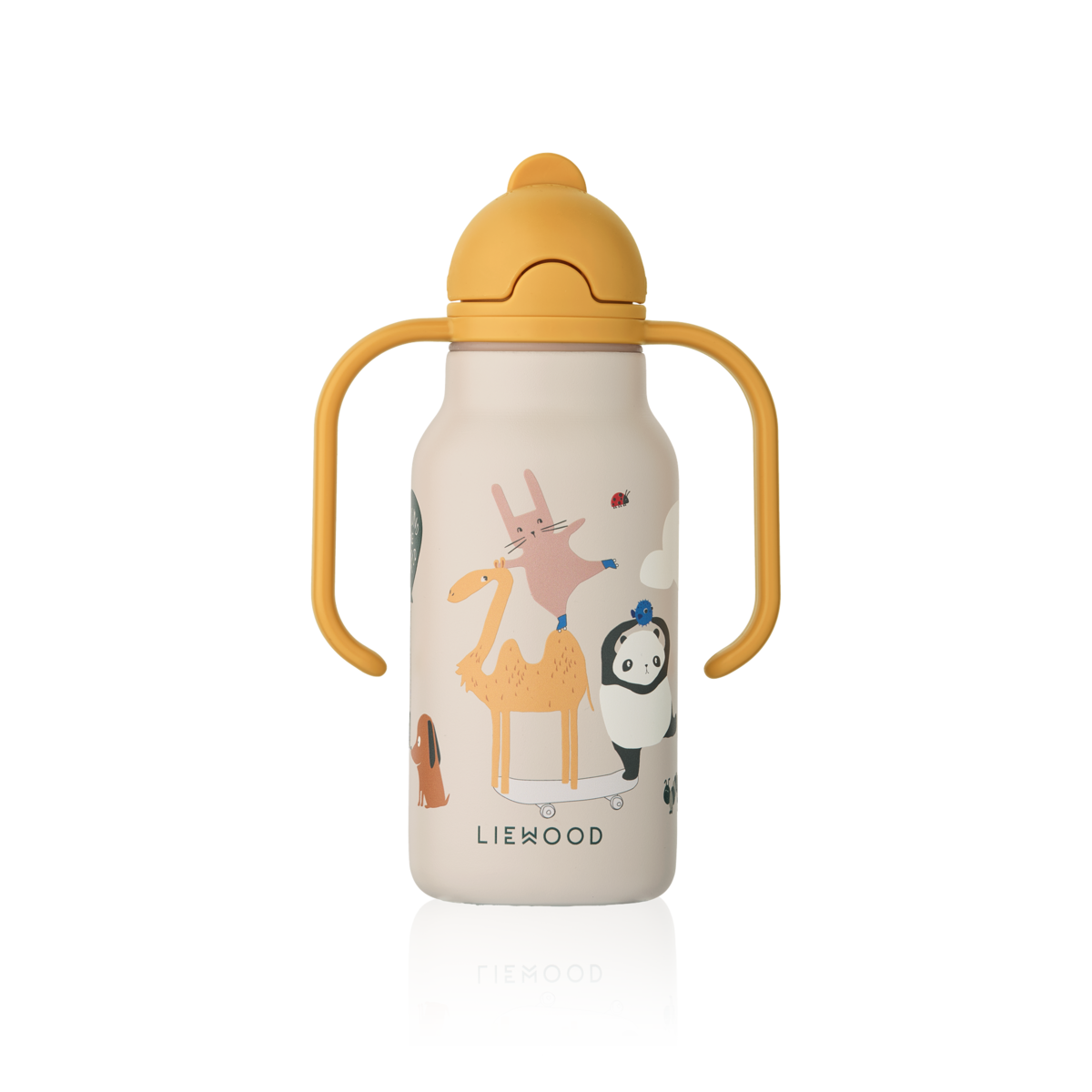 Kimmie Water Bottle - Around the World/Sandy 250 ml