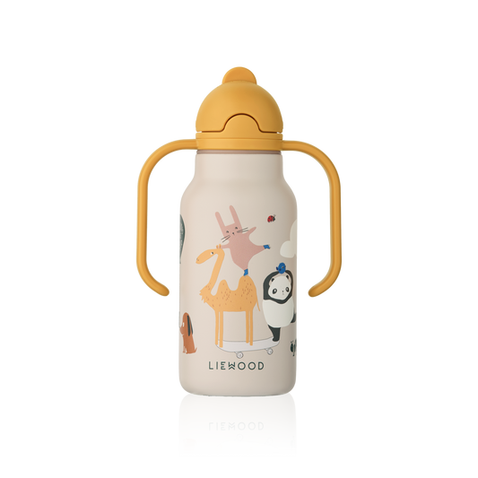 Kimmie Water Bottle - Around the World/Sandy 250 ml