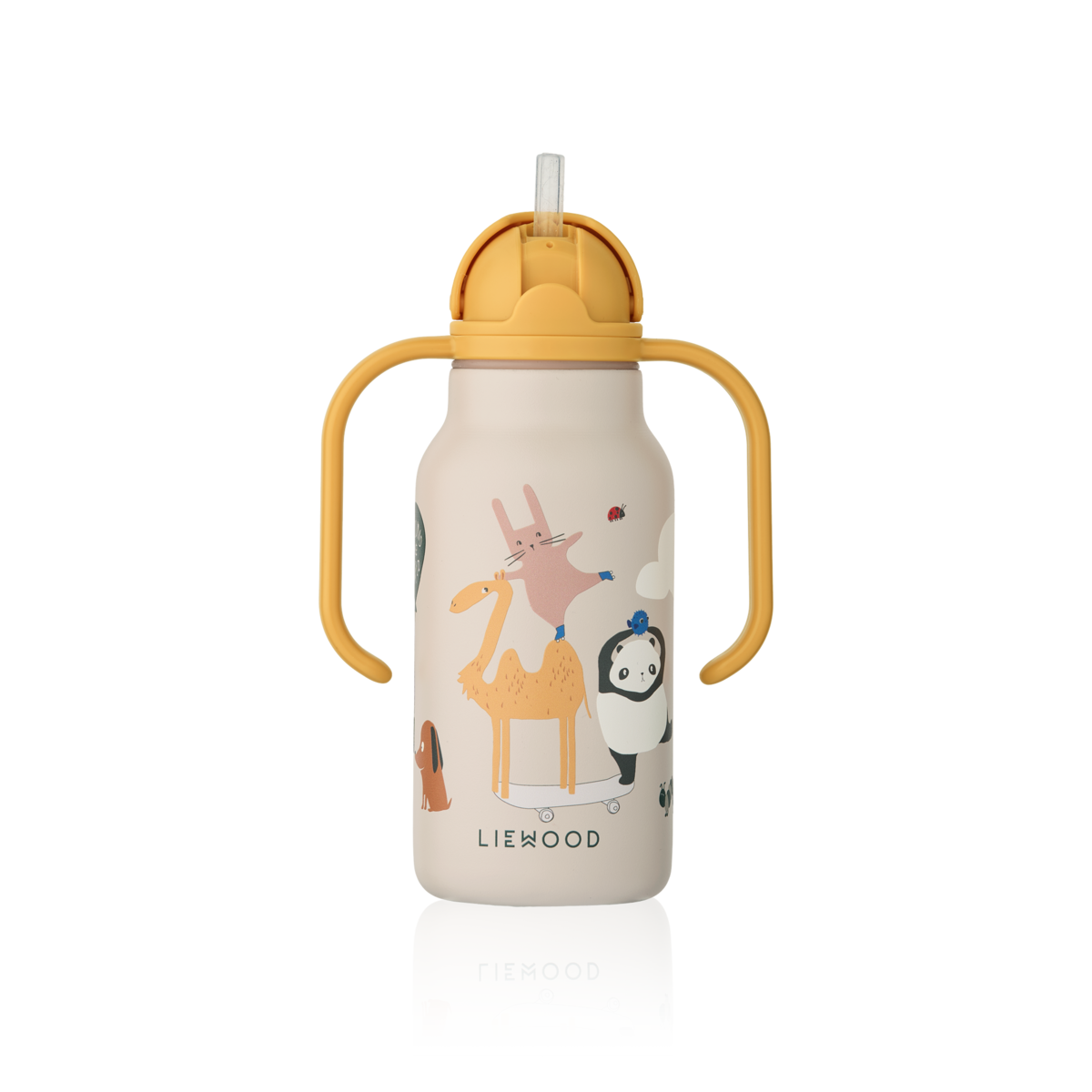 Kimmie Water Bottle - Around the World/Sandy 250 ml