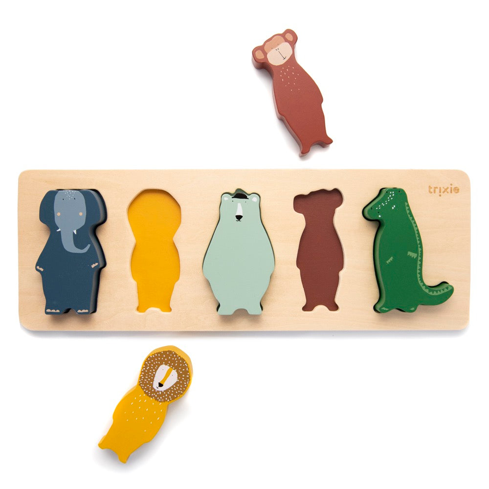 Trixie - Puzzle di legno a forma di animali