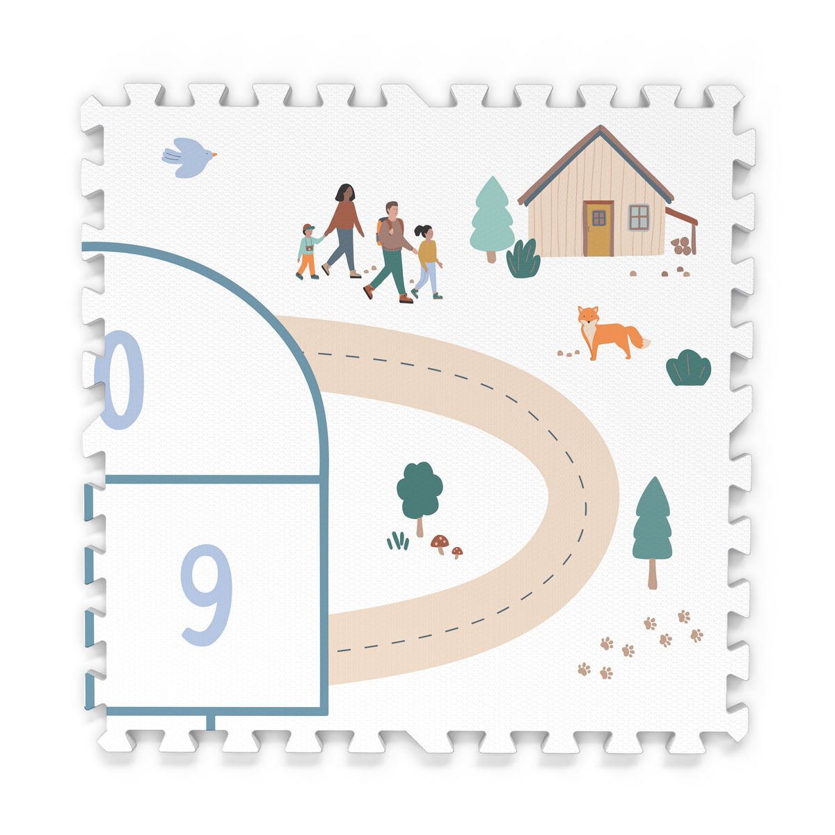 Play&Go - EEVA Spielmatte - (180 x 180 cm - 9 Fliesen)