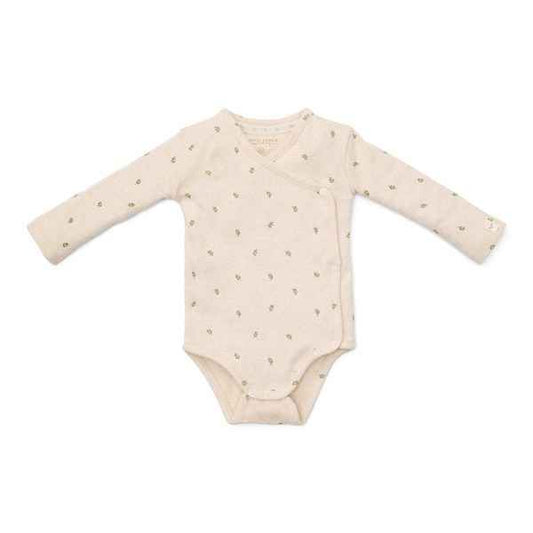 Little Dutch - Body Kimono Manica Lunga - Foglie Verdi