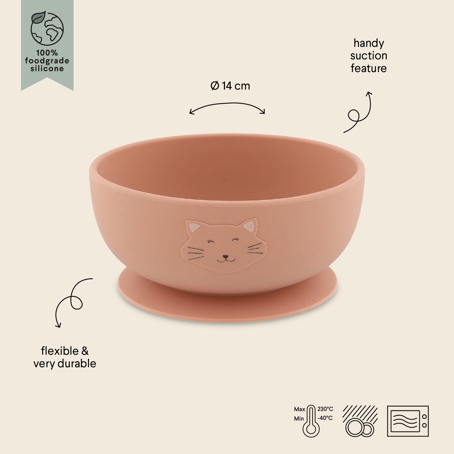 Trixie - Set pappa in silicone - Mrs Cat