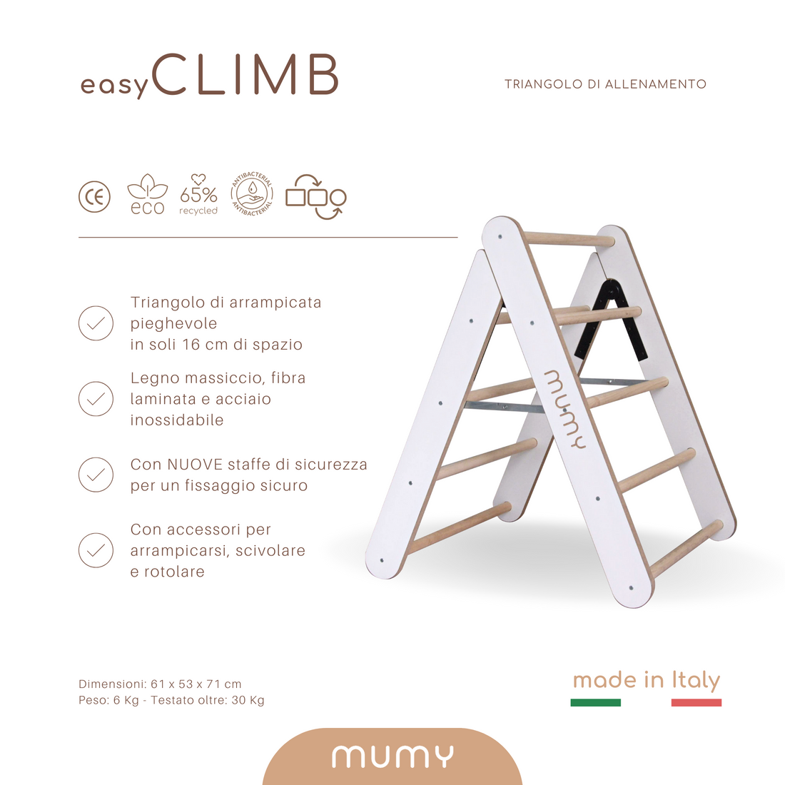 Mumy - Triangolo di Pikler richiudibile