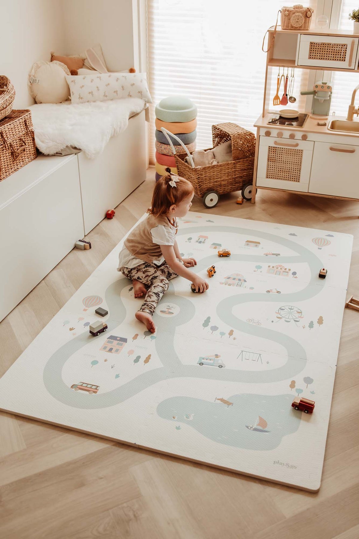 Play&Go - EEVA Spielmatte - (180 x 180 cm - 9 Fliesen)