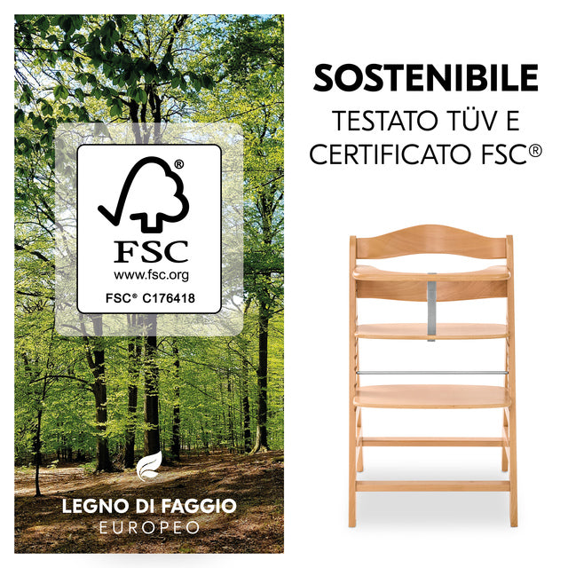 Hauck - Sedia evolutiva Alfa+ Bundle L