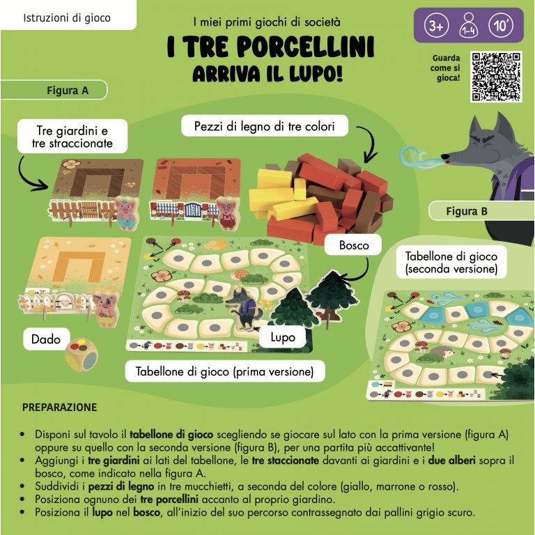 I tre porcellini - Arriva il lupo!