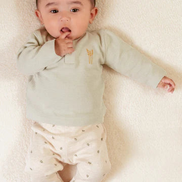 Little Dutch - Pantalone Foglie Verdi