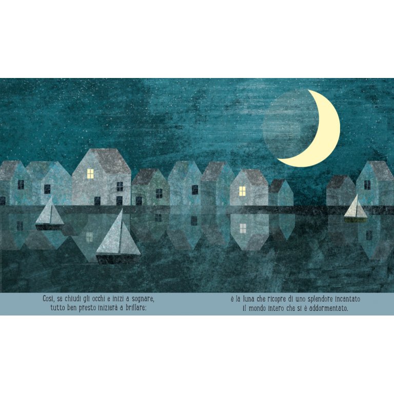 Luna - libro illustrato e intagliato