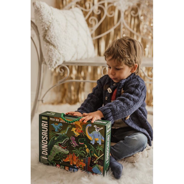 Mega-Box zum Basteln. Die Dinosaurier