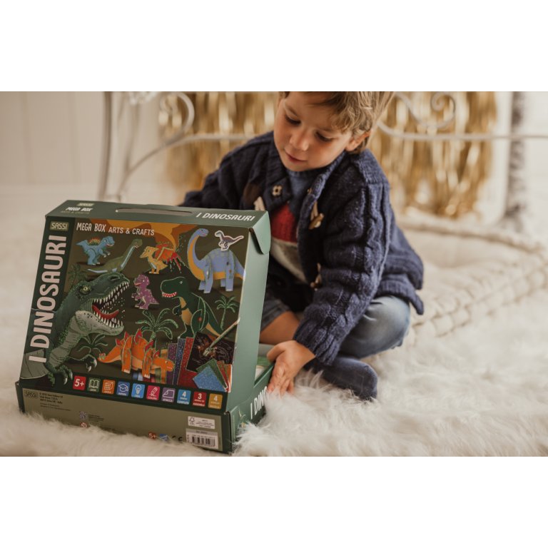 Mega-Box zum Basteln. Die Dinosaurier