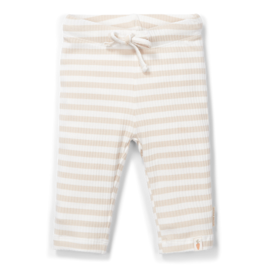 Little Dutch - Pantalone a righe - Sabbia/Bianco