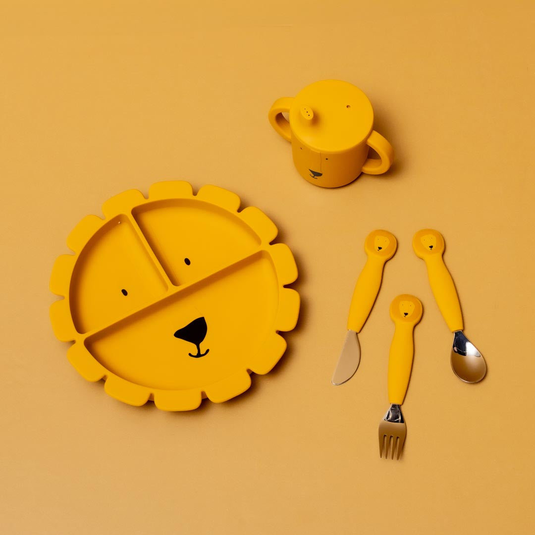 Trixie - Set pappa in silicone Mr Lion
