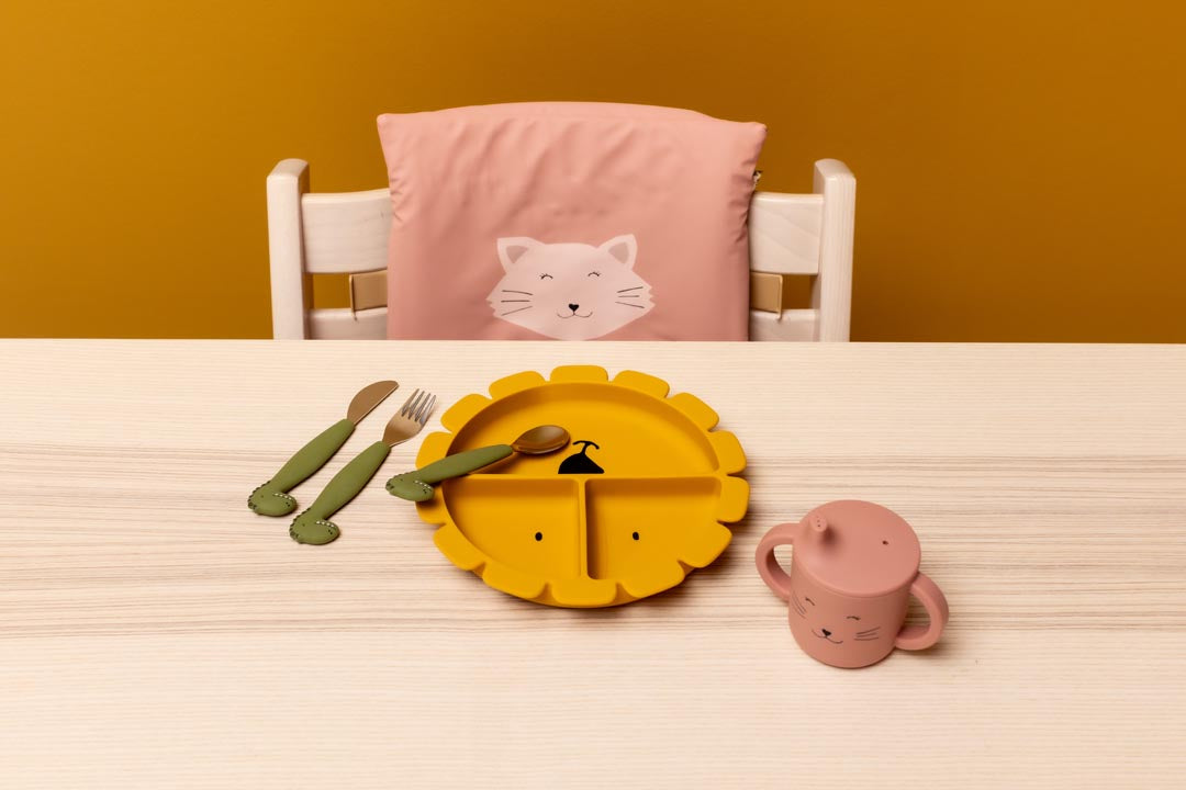 Trixie - Set pappa in silicone Mr Lion