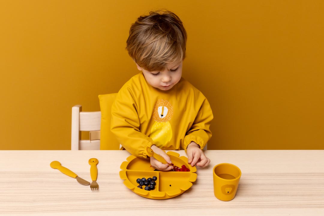 Trixie - Set pappa in silicone Mr Lion