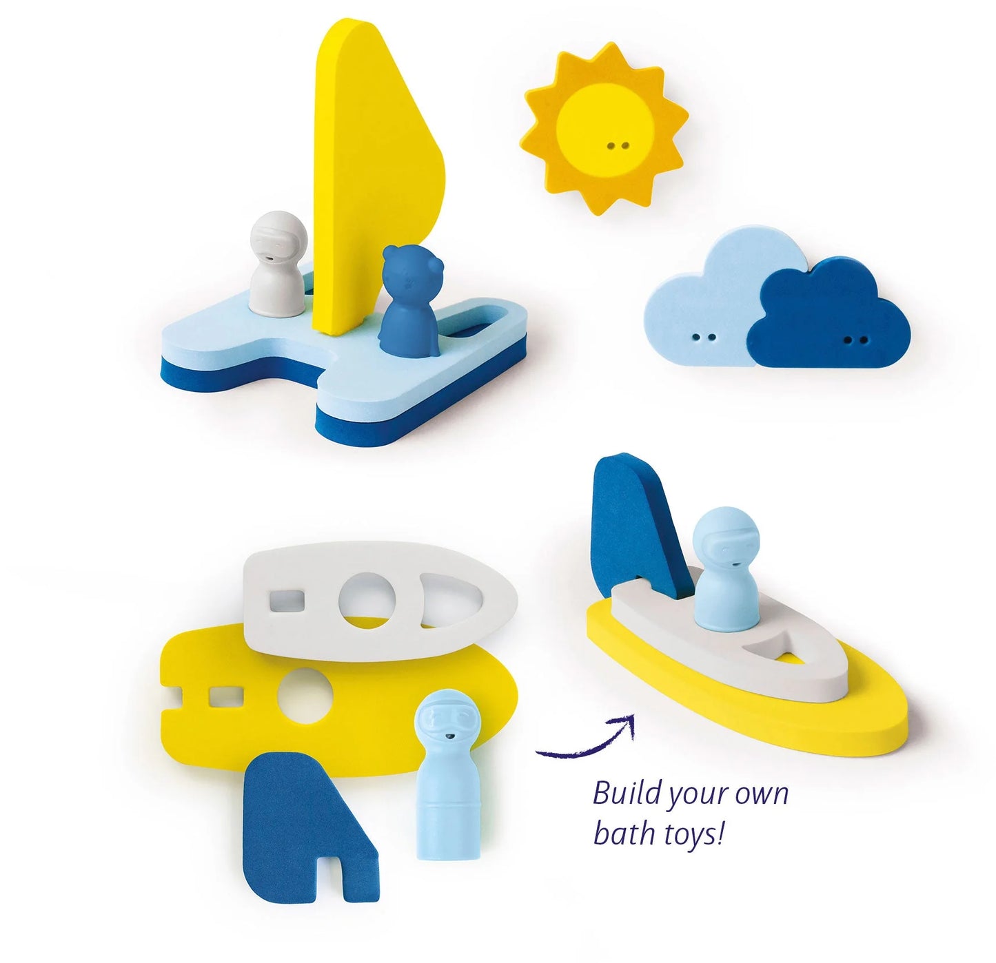 Quut - Badepuzzle - Segelboot