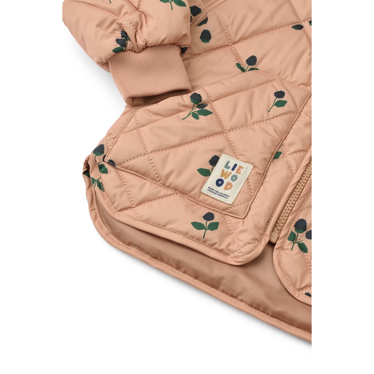 Liewood - Giacca termica Zella - Berry / Pale Tuscany / Embroidery