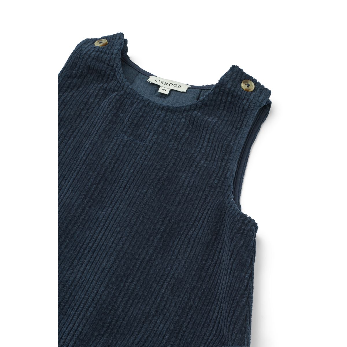 Liewood - Abito Scamiciato in velluto a coste Annamay - Navy Classic