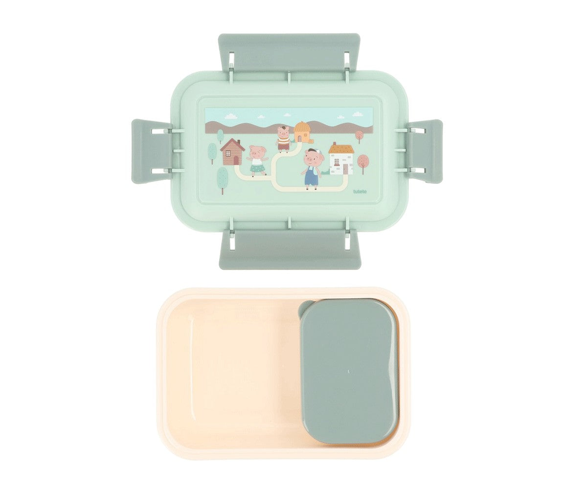 Tutete - Bento box "The Three Little Pigs" Personalizzabile
