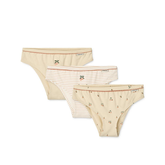 Liewood - Slip 3 Pack - Mini peach sea shell / Stripe mix
