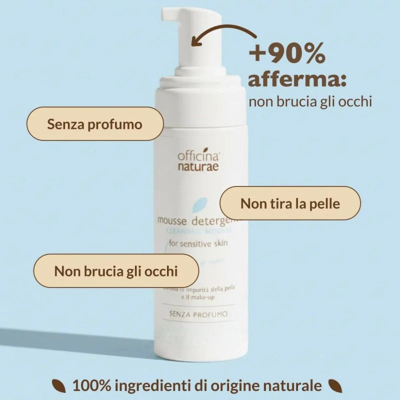 Officina Naturae - Mousse Detergente Viso Pelle Sensibile