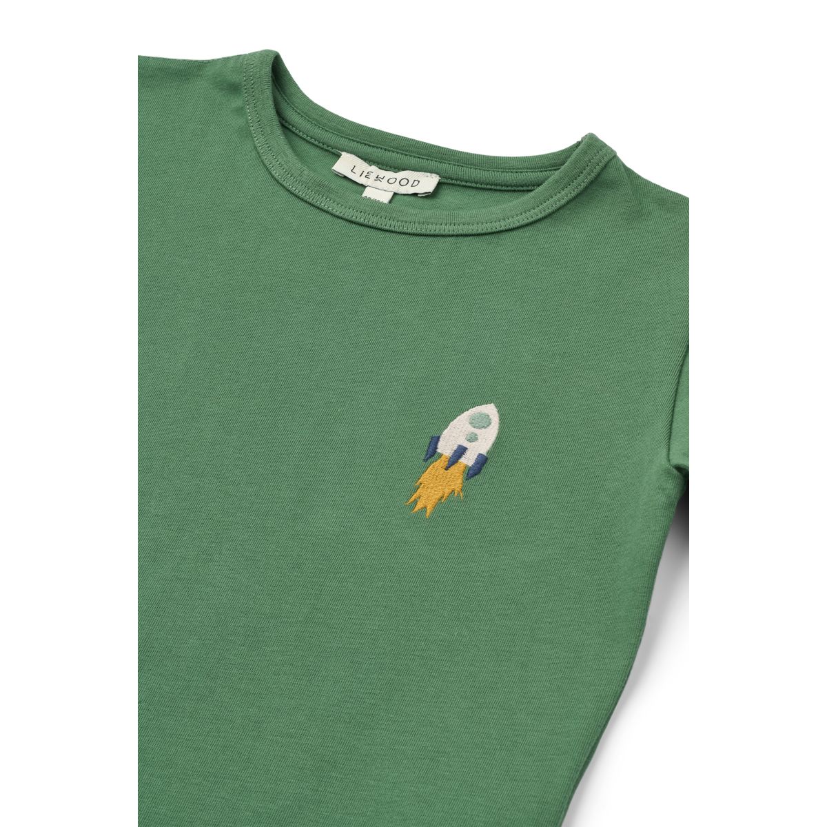 Liewood - T-shirt manica lunga Apia - Love my planet / Dusty / Multi mix