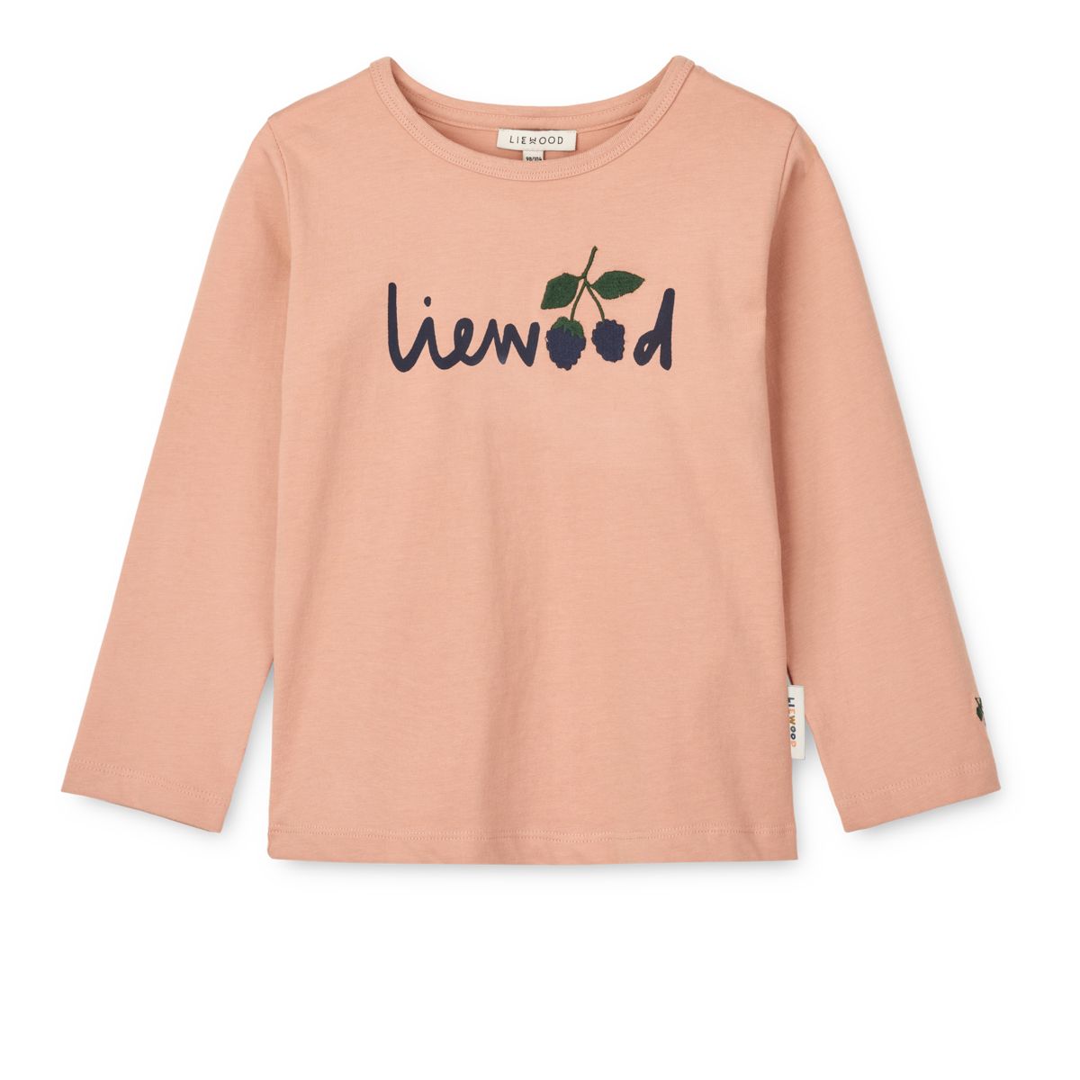 Liewood - T-shirt manica lunga Apia -  Berry / Pale Tuscany