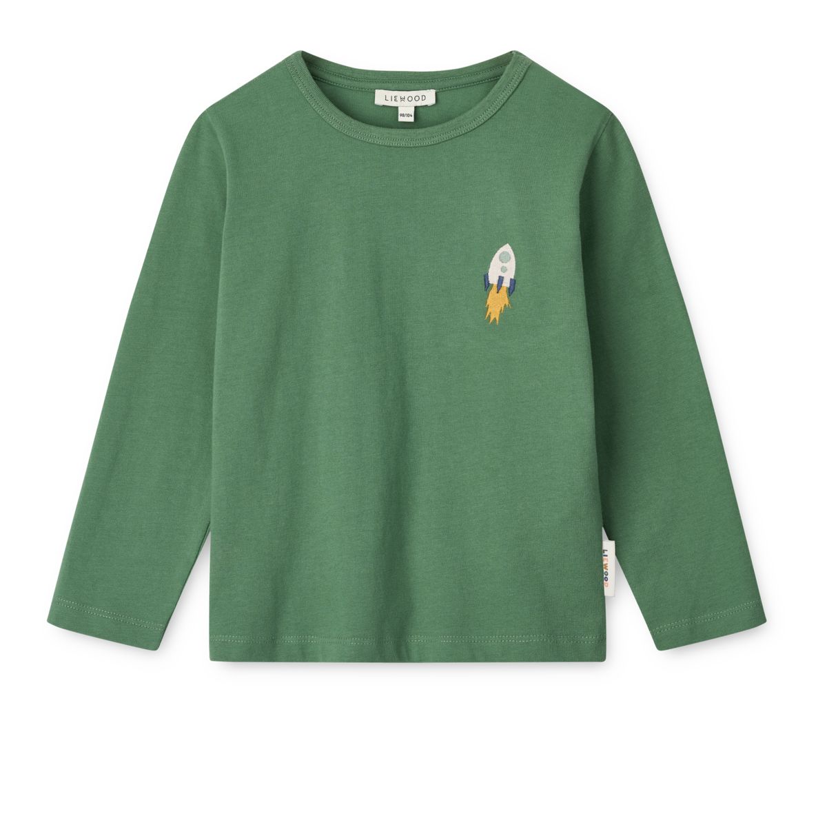 Liewood - T-shirt manica lunga Apia - Love my planet / Dusty / Multi mix